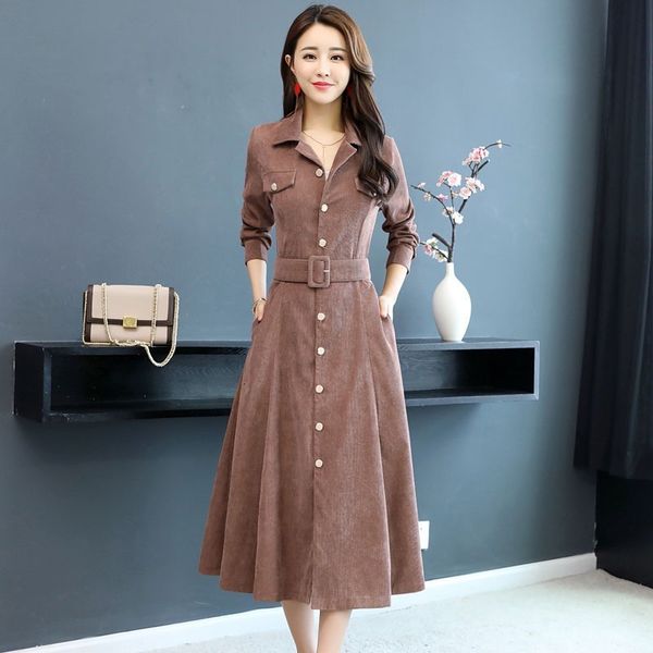 dresses spring and women's casual long-sleeved temperament lady korean style waist mid-length early autumn dress, Black;gray
dresses spring and women's casual long-sleeved temperament lady korean style waist mid-length early autumn dress, Black;gray