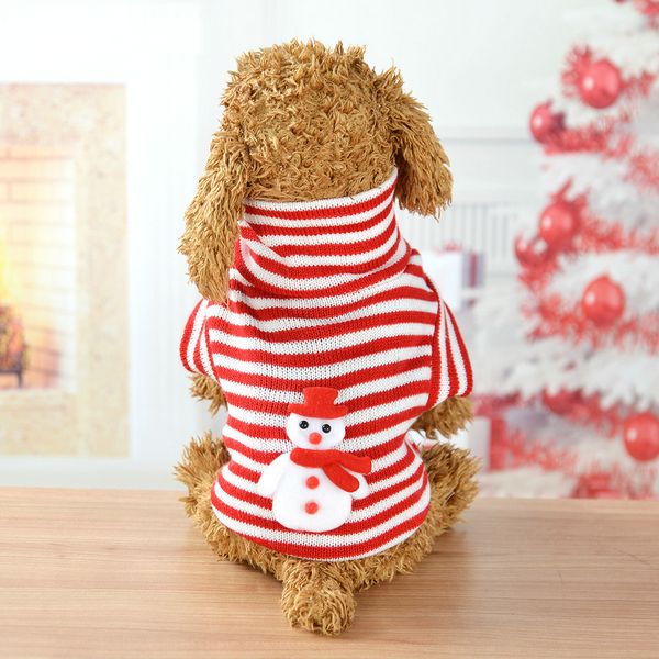 dog apparel pet clothes sweater high neck striped santa claus clothing supplies snowman christmas style
dog apparel pet clothes sweater high neck striped santa claus clothing supplies snowman christmas style