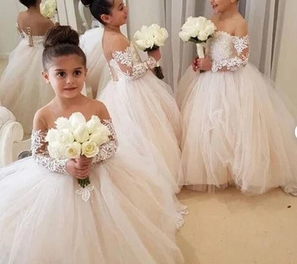 applique lace floor length girls elegant dresses tulle jewel neck flower girl dress custom girl gowns, White;blue
applique lace floor length girls elegant dresses tulle jewel neck flower girl dress custom girl gowns, White;blue