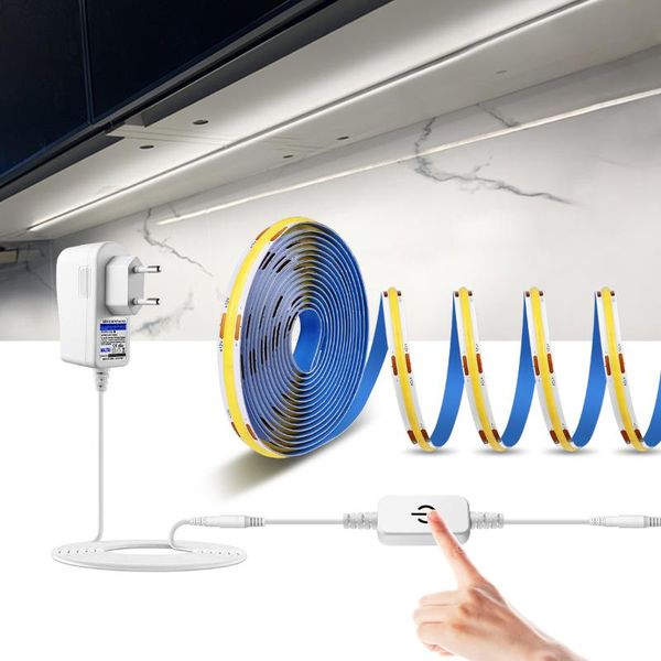 strips cri 90 high brightness flexible cob led strip 12v dimmable touch switch 320 leds/m light tape kitchen cabinet backlight lamp
strips cri 90 high brightness flexible cob led strip 12v dimmable touch switch 320 leds/m light tape kitchen cabinet backlight lamp