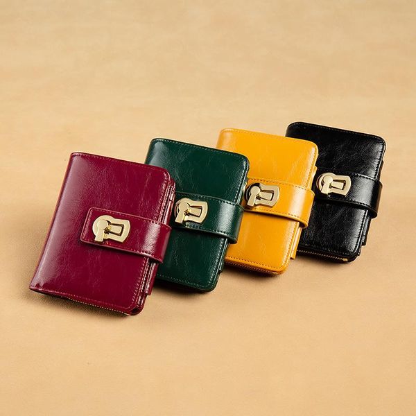 wallets ladies wallet short 2021 cowhide zipper folding card holder one fashion women's multifunctional small, Red;black
wallets ladies wallet short 2021 cowhide zipper folding card holder one fashion women's multifunctional small, Red;black