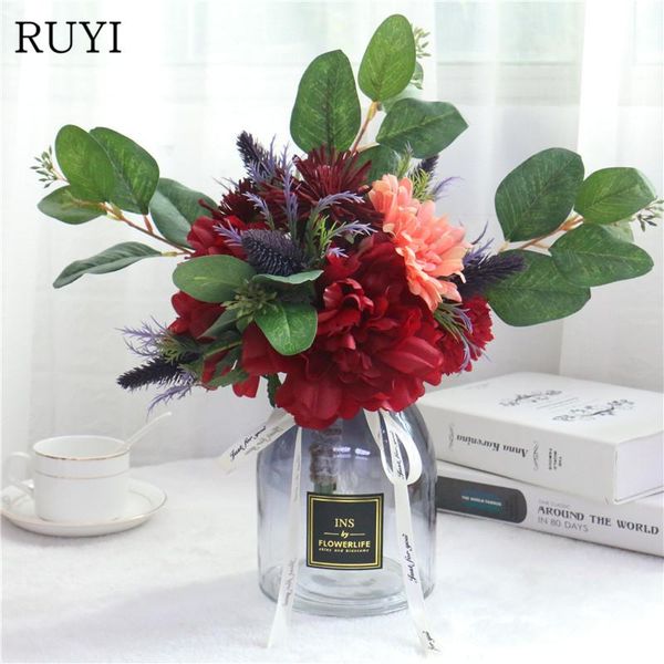 decorative flowers & wreaths high-end simulation rose hydrangea bride wedding holding bouquets family bedroom el wedd artificial flower deco
decorative flowers & wreaths high-end simulation rose hydrangea bride wedding holding bouquets family bedroom el wedd artificial flower deco
