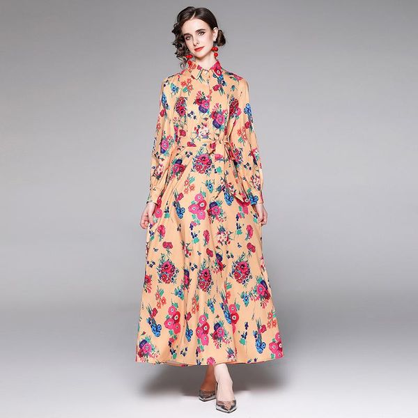 casual dresses 2021 spring summer holiday runway maxi dress women long sleeve floral print party female vestido n7454, Black;gray
casual dresses 2021 spring summer holiday runway maxi dress women long sleeve floral print party female vestido n7454, Black;gray
