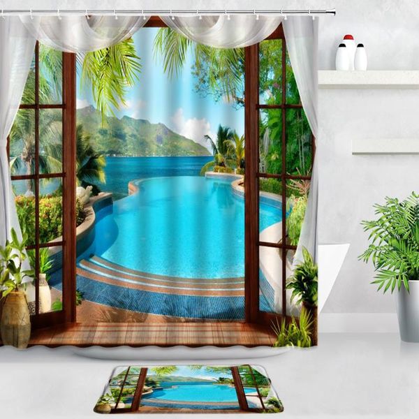 shower curtains palm trees summer ocean scenery curtain set tropical green plants garden wall decor bathroom carpet non-slip rug bath mat
shower curtains palm trees summer ocean scenery curtain set tropical green plants garden wall decor bathroom carpet non-slip rug bath mat