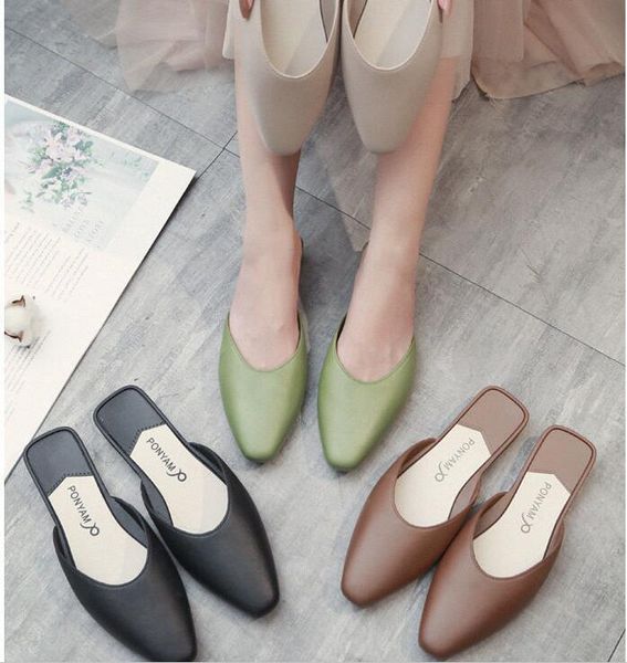 fashion scuffs slipper for women summer three colors in stock womens slippers, Black
fashion scuffs slipper for women summer three colors in stock womens slippers, Black