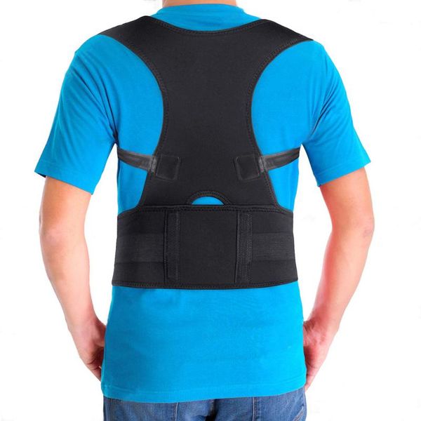 back posture corrector brace shoulder support belt correction for men women elastic corset, Black;blue
back posture corrector brace shoulder support belt correction for men women elastic corset, Black;blue