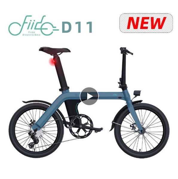 fiido d11 electric bike 100km cycling urban folding ebike shifting version 20inch tires 250w motor max 25km/h inclusive vat eu instock, Silver;blue
fiido d11 electric bike 100km cycling urban folding ebike shifting version 20inch tires 250w motor max 25km/h inclusive vat eu instock, Silver;blue
