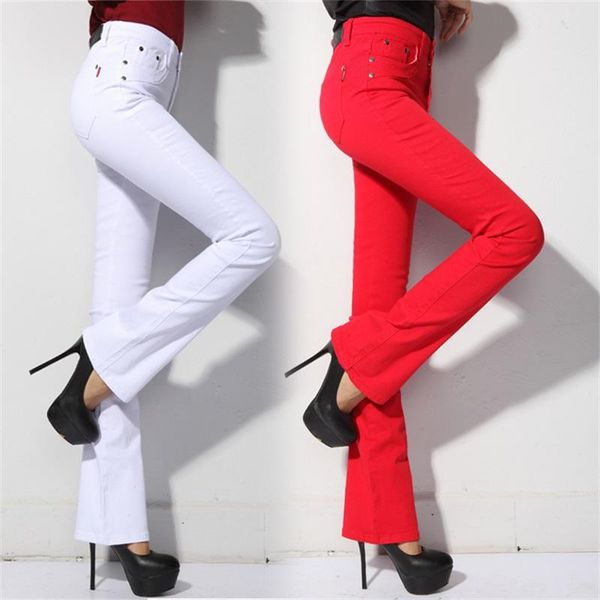 women's jeans spring and autumn straight flare pant ladies long pants large size wide leg ol trousers work, Blue
women's jeans spring and autumn straight flare pant ladies long pants large size wide leg ol trousers work, Blue