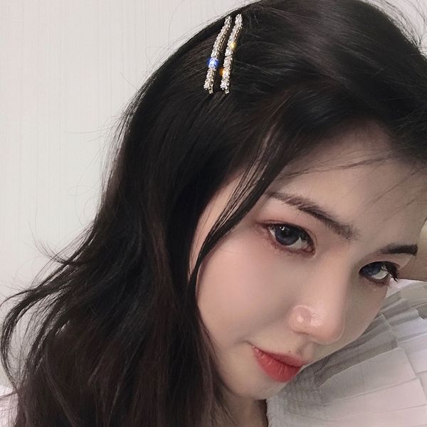 fashion headdress zircon hairpin women's net red simple banger bb edge clip girl, Silver
fashion headdress zircon hairpin women's net red simple banger bb edge clip girl, Silver