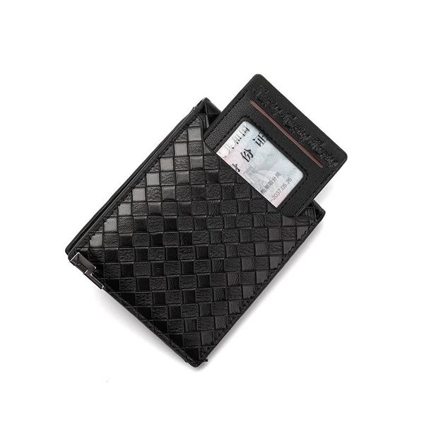 wallets men 2021 leather short purse and money clip fashion woven wallet simple business for male, Red;black
wallets men 2021 leather short purse and money clip fashion woven wallet simple business for male, Red;black