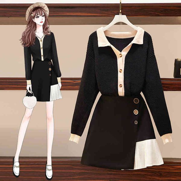 two piece dress ichoix autumn and winter clothes plus size female skirts slimming two-piece sweat shirt o8y9, White
two piece dress ichoix autumn and winter clothes plus size female skirts slimming two-piece sweat shirt o8y9, White