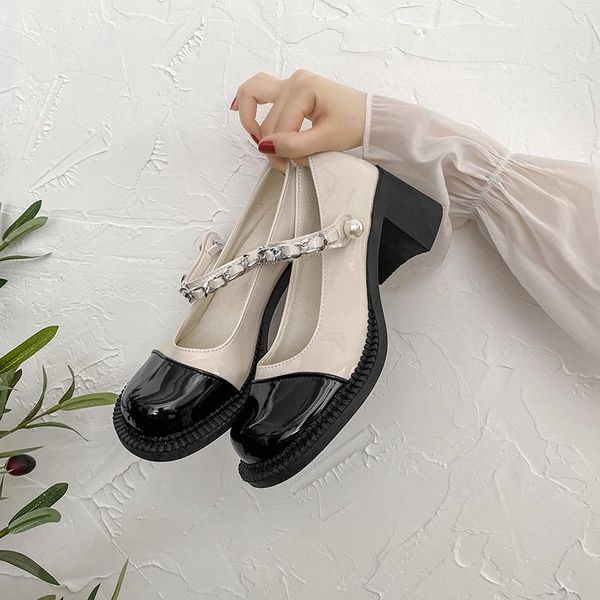 dress shoes beige high heels 2021 lolita chunky sandals all-match shallow mouth clogs for women round toe 12cm latest mary jane casual, Black
dress shoes beige high heels 2021 lolita chunky sandals all-match shallow mouth clogs for women round toe 12cm latest mary jane casual, Black