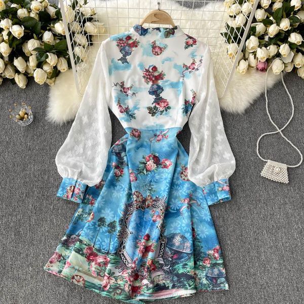 casual dresses elegant short dress vetement femme 2021autumn fashion chiffon lantern sleeve bow tie up shirt slim hit color print, Black;gray
casual dresses elegant short dress vetement femme 2021autumn fashion chiffon lantern sleeve bow tie up shirt slim hit color print, Black;gray
