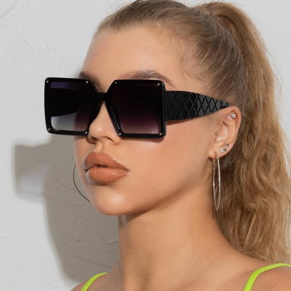sunglasses 2021 luxury square ladies fashion glasses classic brand designer retro sun women big frame eyewear shades, White;black
sunglasses 2021 luxury square ladies fashion glasses classic brand designer retro sun women big frame eyewear shades, White;black