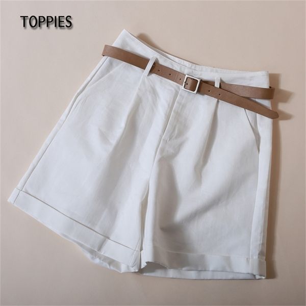 ies summer shorts loose wide leg with pu belt solid color bottoms woman streetwear 210719, White;black
ies summer shorts loose wide leg with pu belt solid color bottoms woman streetwear 210719, White;black