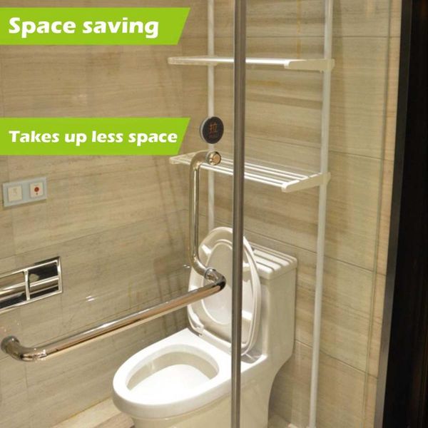 bathroom storage & organization 3 tiers 248-300cm metal iron shelf towel clothes rack multi-use home toilet organizer space sa
bathroom storage & organization 3 tiers 248-300cm metal iron shelf towel clothes rack multi-use home toilet organizer space sa