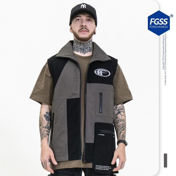 men's vests 2021 autumn and winter fashion tooling stand-up collar warm vest all-match coat jacket mens clothing, Black;white
men's vests 2021 autumn and winter fashion tooling stand-up collar warm vest all-match coat jacket mens clothing, Black;white