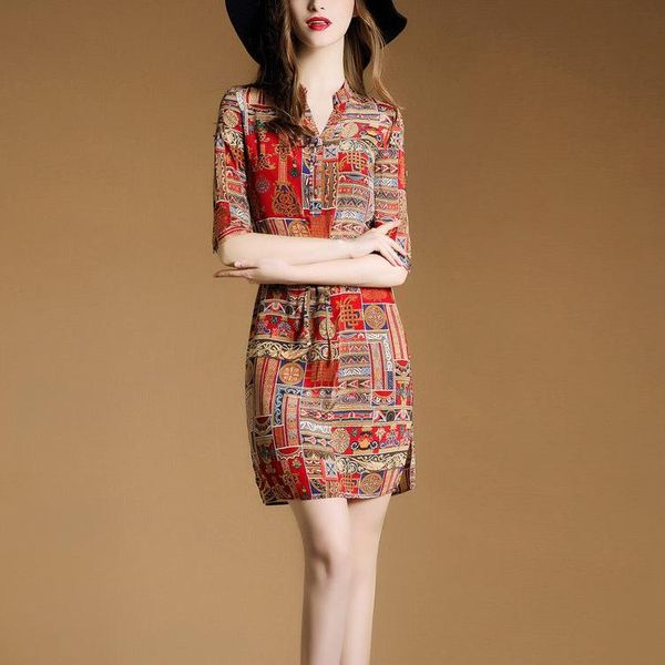 casual dresses printed tie bow waist faux silk for women fashion button up v neck slim fit sheath bodycon dress re2133, Black;gray
casual dresses printed tie bow waist faux silk for women fashion button up v neck slim fit sheath bodycon dress re2133, Black;gray