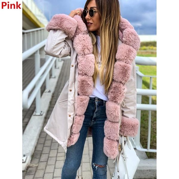 women's jackets 2021 long cotton casual fur hooded women thick warm winter parkas female outerwear parka coats overcoats, Black;brown
women's jackets 2021 long cotton casual fur hooded women thick warm winter parkas female outerwear parka coats overcoats, Black;brown