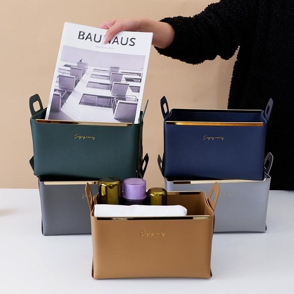 storage baskets nordic desksundries cosmetics leather box household foldable skin care product basket portable snack
storage baskets nordic desksundries cosmetics leather box household foldable skin care product basket portable snack