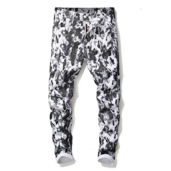 casual men's pants personalized trend digital printed street youth elastic slim fitting overalls, Blue
casual men's pants personalized trend digital printed street youth elastic slim fitting overalls, Blue