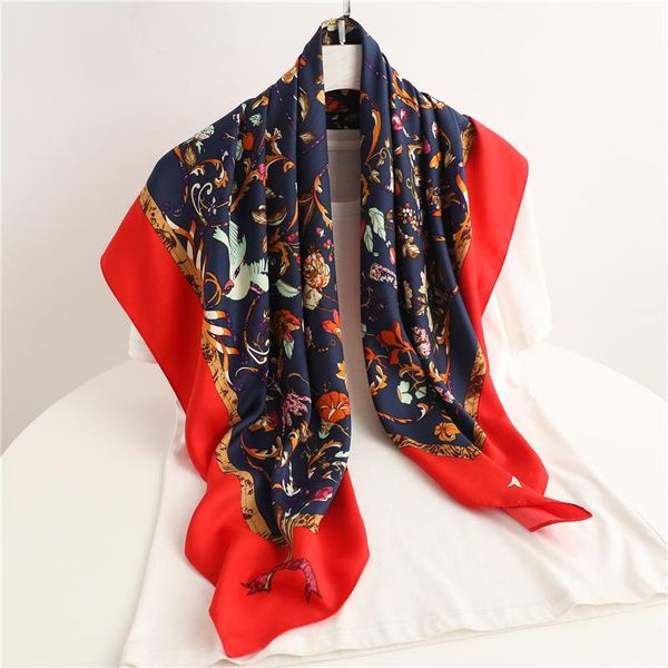 scarves square scarf women shawl neckerchief female twill headscarf retro print hair wrap hijab headband foulard for ladies bandana 2021, Blue;gray
scarves square scarf women shawl neckerchief female twill headscarf retro print hair wrap hijab headband foulard for ladies bandana 2021, Blue;gray