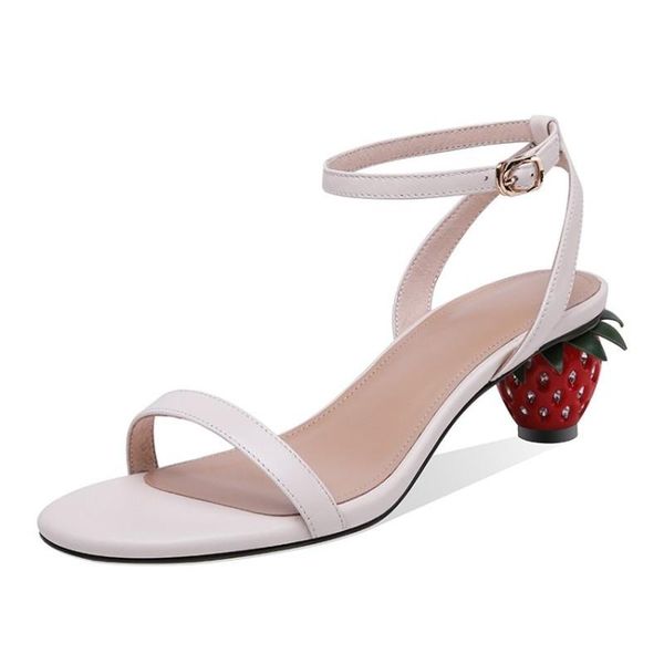 dress shoes strange heel genuine leather woman sandalie ankle strap thin belt sandals slingback pumps middle heels, Black
dress shoes strange heel genuine leather woman sandalie ankle strap thin belt sandals slingback pumps middle heels, Black
