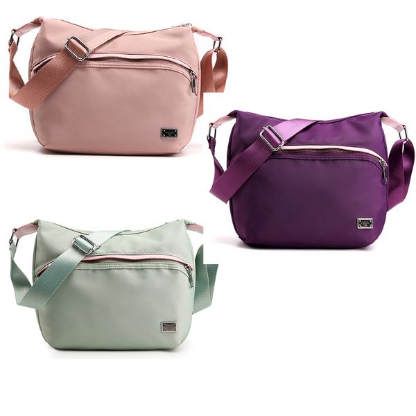 dhl50pcs messenger bags women nylon plain zipper decoration waterproof light protable crossbody bag mix color
dhl50pcs messenger bags women nylon plain zipper decoration waterproof light protable crossbody bag mix color
