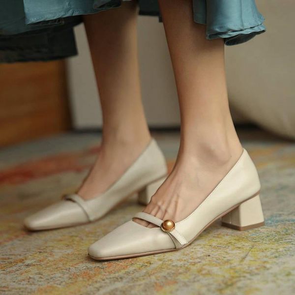 dress shoes square toe block heels women pumps fashion party for kitten leather arrival trend, Black
dress shoes square toe block heels women pumps fashion party for kitten leather arrival trend, Black