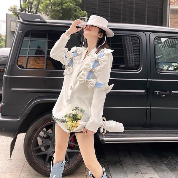 women's suits & blazers designer runway luxury crystal bow decor coats jackets winter autumn vogue button white outerwear sweet trendy, White;black
women's suits & blazers designer runway luxury crystal bow decor coats jackets winter autumn vogue button white outerwear sweet trendy, White;black
