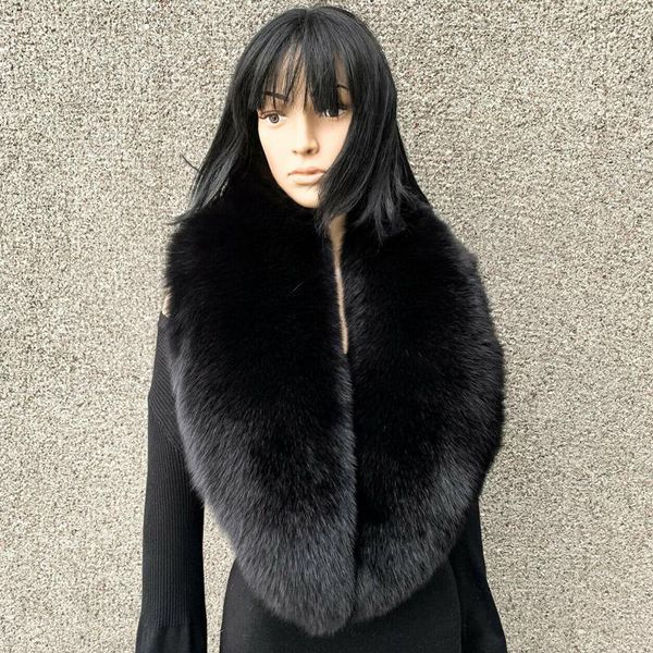 scarves large size black 100% real fur collar scarf winter neck warm coat decoration women luxury whole shawl, Blue;gray
scarves large size black 100% real fur collar scarf winter neck warm coat decoration women luxury whole shawl, Blue;gray
