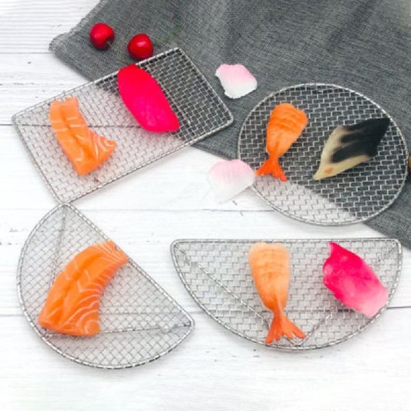 stainless steel round grill net with foot barbecue bbq meshes cooling rack steam baking camping outdoor mesh wire tools & accessories
stainless steel round grill net with foot barbecue bbq meshes cooling rack steam baking camping outdoor mesh wire tools & accessories