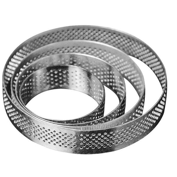 stainless steel porous tart ring bottom tower pie cake mould baking tools heat-resistant perforated mousse & pastry
stainless steel porous tart ring bottom tower pie cake mould baking tools heat-resistant perforated mousse & pastry
