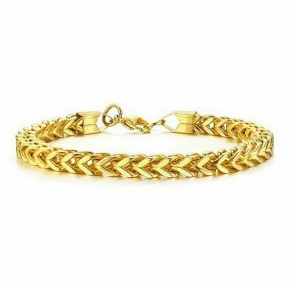 men titanium steel bracelet stainless chain fashion bracelet hip hop jewelry luxury bracelet 733 t2, Golden;silver
men titanium steel bracelet stainless chain fashion bracelet hip hop jewelry luxury bracelet 733 t2, Golden;silver