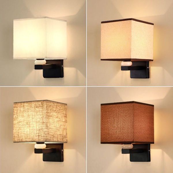 wall lamp modern bedside simple fabric light e27 220v 110v chinese style led bedroom stairs aisle corridor sconce
wall lamp modern bedside simple fabric light e27 220v 110v chinese style led bedroom stairs aisle corridor sconce