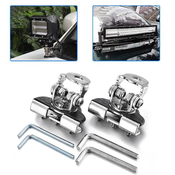 other lighting system 1pair car engine hood led light mounting bracket auto bonnet cover piller lamp holder clamp clip no drilling suv 4wd 4
other lighting system 1pair car engine hood led light mounting bracket auto bonnet cover piller lamp holder clamp clip no drilling suv 4wd 4