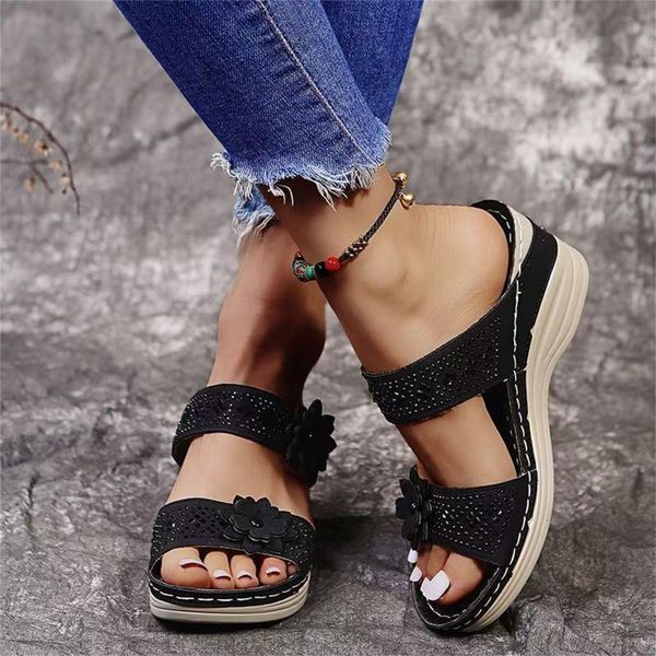 sandals 2021 fashion womens summer roman wedges casual beach shoes women open toe chunky high heels sandales, Black
sandals 2021 fashion womens summer roman wedges casual beach shoes women open toe chunky high heels sandales, Black