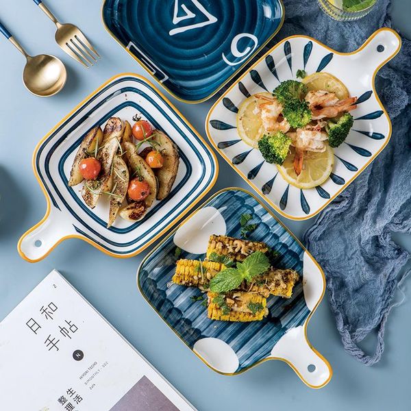 dishes & plates one 9-inch handle porcelain baking plate, breakfast fruit salad japanese kitchen ceramic tableware
dishes & plates one 9-inch handle porcelain baking plate, breakfast fruit salad japanese kitchen ceramic tableware