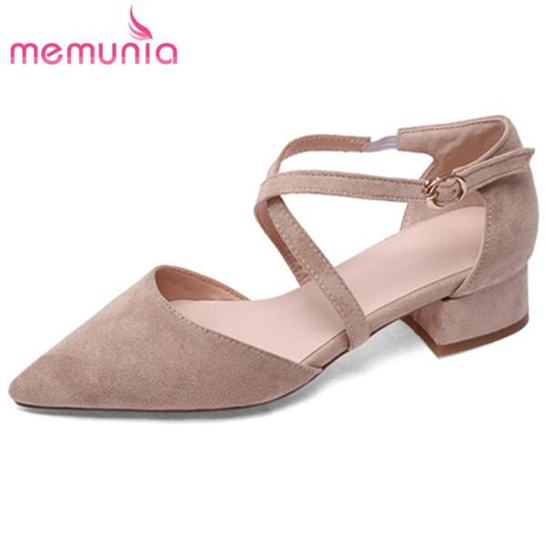 dress shoes memunia 2021 women pumps pointed toe flock buckle solid colors spring summer single square heel casual woman, Black
dress shoes memunia 2021 women pumps pointed toe flock buckle solid colors spring summer single square heel casual woman, Black