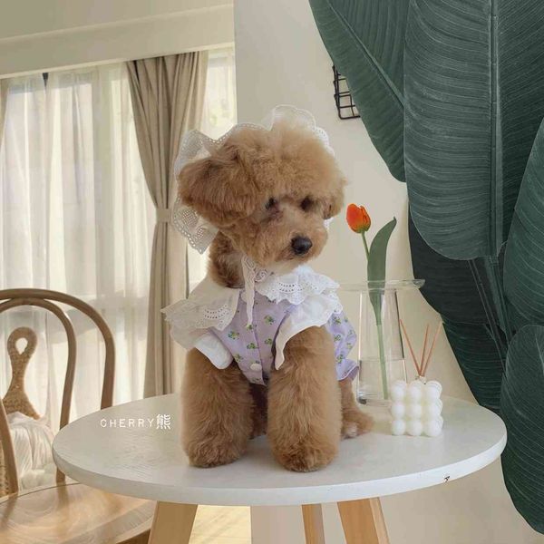 ch cat dog pet cloth lovely princs lilac small skirt teddy is thinner than bear puppi in spring and summer
ch cat dog pet cloth lovely princs lilac small skirt teddy is thinner than bear puppi in spring and summer