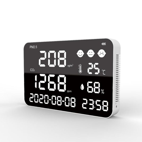 gas analyzers air quality monitor carbon dioxide detector larger screen wall mounted pm2.5 co2 meter multifunctional
gas analyzers air quality monitor carbon dioxide detector larger screen wall mounted pm2.5 co2 meter multifunctional