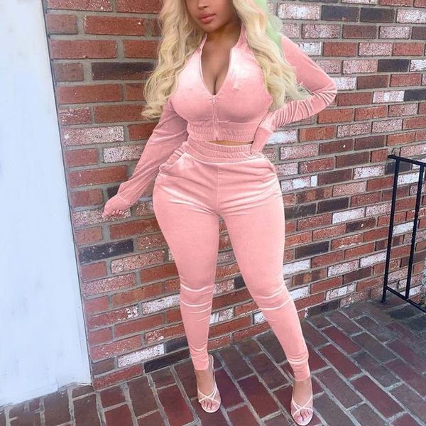 mid spring velour tracksuit womens tracksuits sweatsuit two piece outfits sweat suits 2 set long sleeve velvet ladies, Gray
mid spring velour tracksuit womens tracksuits sweatsuit two piece outfits sweat suits 2 set long sleeve velvet ladies, Gray