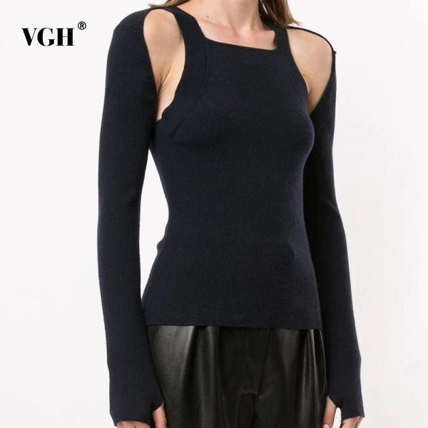 asymmetric sweater for women lapel collar long sleeve patchwork pullovers casual sweaters female fashion clothing 210507, White;black
asymmetric sweater for women lapel collar long sleeve patchwork pullovers casual sweaters female fashion clothing 210507, White;black