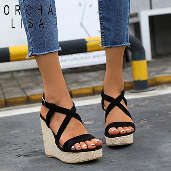 sandals orchalisa women's summer platform wedges cross-tied ankle strap thick heel shoes casual white black for woman si
sandals orchalisa women's summer platform wedges cross-tied ankle strap thick heel shoes casual white black for woman si