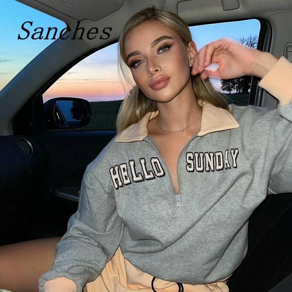 women's hoodies & sweatshirts sanches letter print oversized women gray long sleeve y2k autumn winter loose casual vintage fashion pull, Black
women's hoodies & sweatshirts sanches letter print oversized women gray long sleeve y2k autumn winter loose casual vintage fashion pull, Black