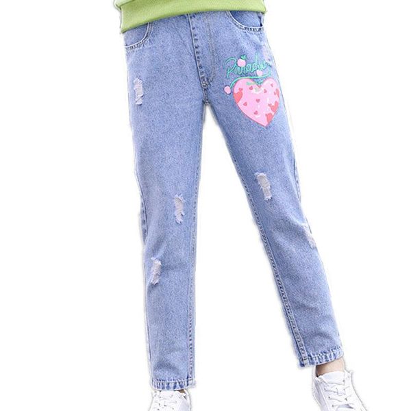 jeans 2021 girls kids fashion elasticated waist spring fall pencil pants heart print skinny 4-14y, Blue
jeans 2021 girls kids fashion elasticated waist spring fall pencil pants heart print skinny 4-14y, Blue