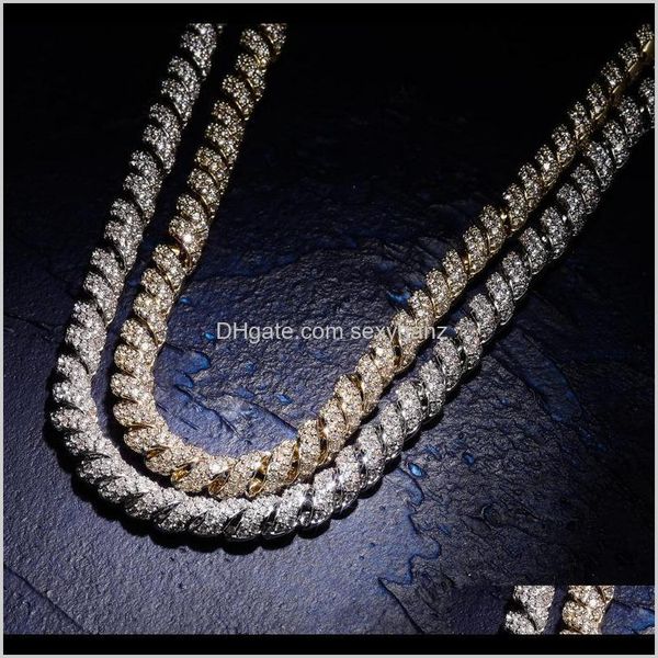chains necklaces & pendants jewelry hip hop rock copper sier rose gold plated iced out cz stone 14mm cuban link necklace drop delivery 2021, Silver
chains necklaces & pendants jewelry hip hop rock copper sier rose gold plated iced out cz stone 14mm cuban link necklace drop delivery 2021, Silver
