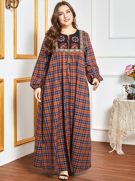 plaid muslim abaya dress women embroidery ramadan hijab dresses jilbab turkey islamic vestido moroccan kaftan arabic elbise 2021, Red
plaid muslim abaya dress women embroidery ramadan hijab dresses jilbab turkey islamic vestido moroccan kaftan arabic elbise 2021, Red