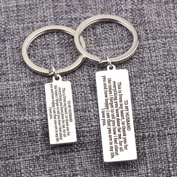 keychains husband gifts keychain this is from my heart to thank you for everything have done me key ring jewelry pendant tag, Silver
keychains husband gifts keychain this is from my heart to thank you for everything have done me key ring jewelry pendant tag, Silver