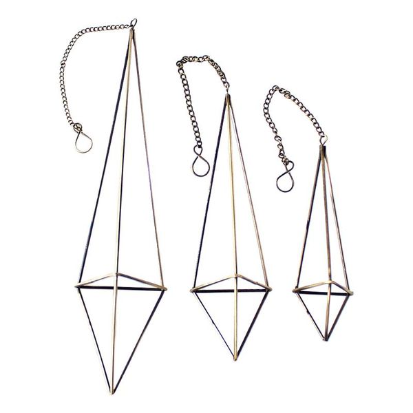 planters & pots 3pcs modern wall rustic style bronze geometric with chains hanging air plant holder tanding office for tillandsia displ
planters & pots 3pcs modern wall rustic style bronze geometric with chains hanging air plant holder tanding office for tillandsia displ